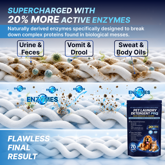 Pet Laundry Detergent Pro Enzyme Odor Remover - 2-Pack