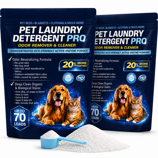 Pet Laundry Detergent Pro Enzyme Odor Remover - 2-Pack